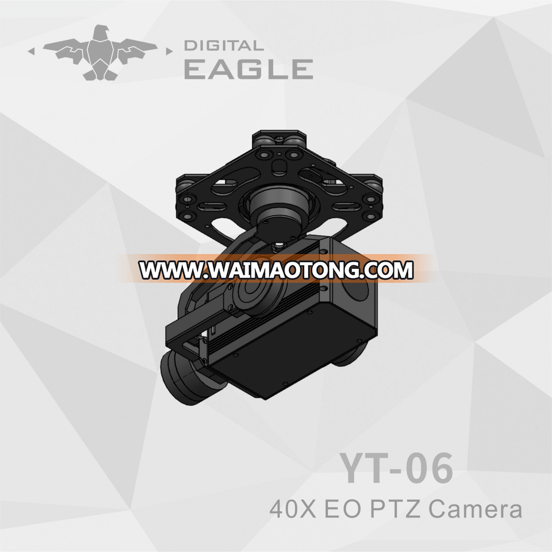 Cheap 40x zoom 1080p HD security drone accessory EO PTZ Camera for Sale